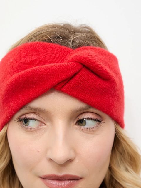 Answear.LAB opaska wełniana kolor czerwony