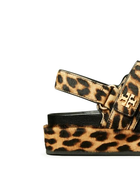 Tory Burch Kira leopard sandals - Neutrals