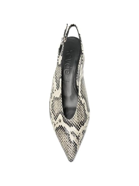 Aeyde Camila snake-print pumps - Neutrals