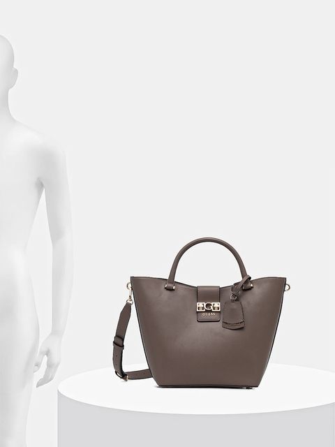 Guess torebka JANE kolor brązowy HWVG98 91220