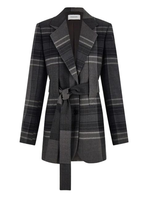 Ferragamo belted blazer - Black - zdjęcie produktu nr 1