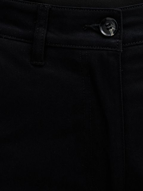 Sisley spodnie damskie kolor czarny szerokie high waist 4AI6LE03G - zdjęcie produktu nr 2