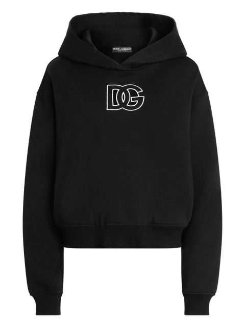 Dolce & Gabbana DNA cotton hoodie - Black - zdjęcie produktu nr 1