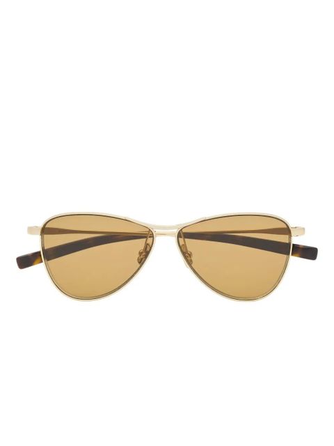 Saint Laurent pilot-frame sunglasses - Gold - zdjęcie produktu nr 1