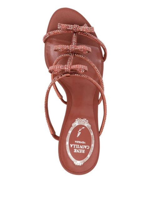 René Caovilla 80mm Caterina sandals - Brown