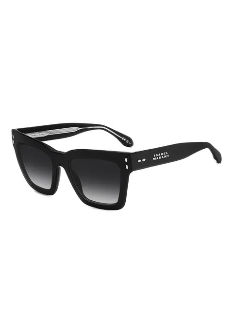 Isabel Marant Eyewear logo-print sunglasses - Black