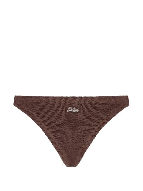 MC2 Saint Barth Yulia Naomi smocked bikini bottoms - Brown - zdjęcie produktu nr 2