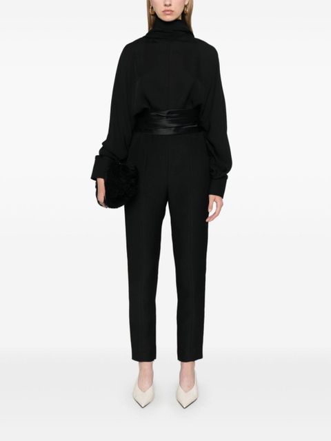 KHAITE silk blouse - Black - zdjęcie produktu nr 2