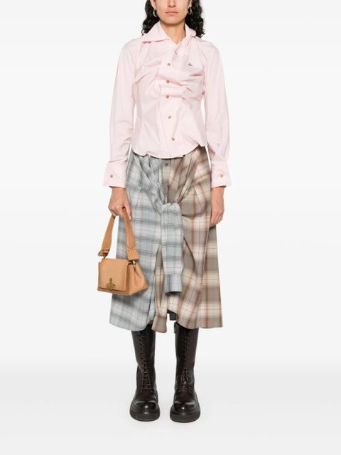 Vivienne Westwood gathered shirt - Pink