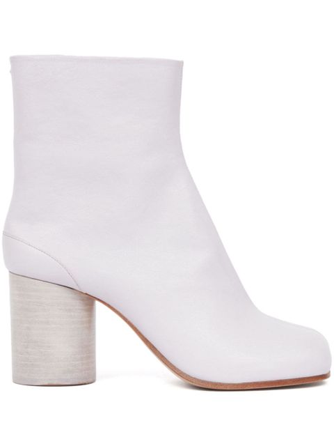 Maison Margiela 80mm Tabi leather ankle boots - Purple - zdjęcie produktu nr 1