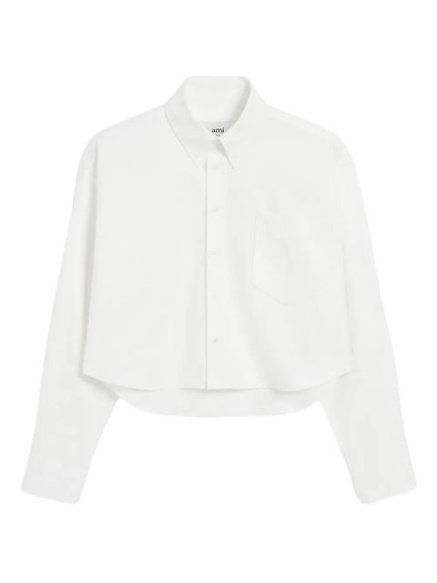 AMI Paris mother-of-pearl button shirt - White - zdjęcie produktu nr 1