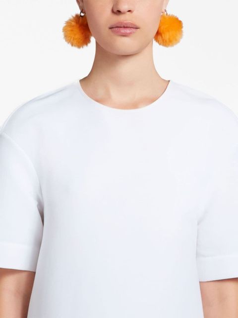 Marni short-sleeve cotton minidress - White