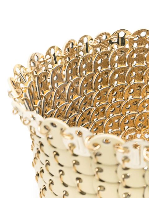 Rabanne logo-plaque hat - Yellow