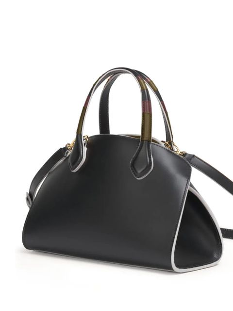 Marni contrast-edge mini bag - Black