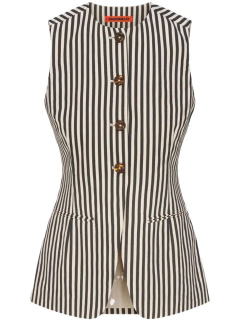 Simon Miller Del Mar vest - Black - zdjęcie produktu nr 1