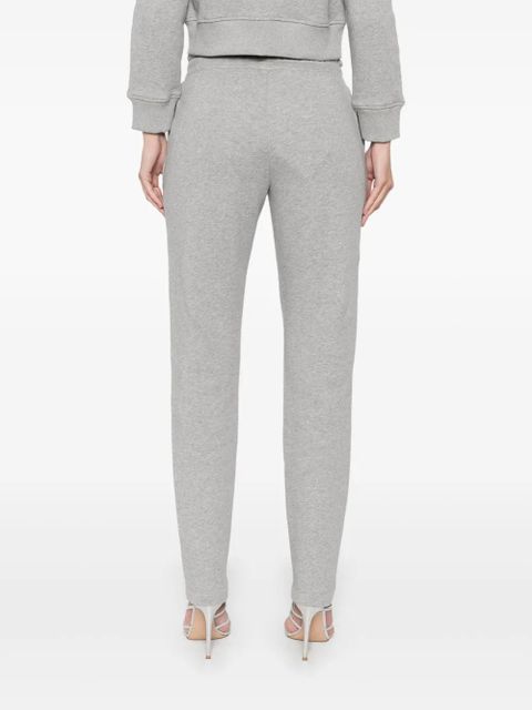 The Attico logo-appliqué sweatpants - Grey