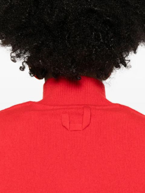 Jacquemus high-neck short-sleeve T-shirt - Red