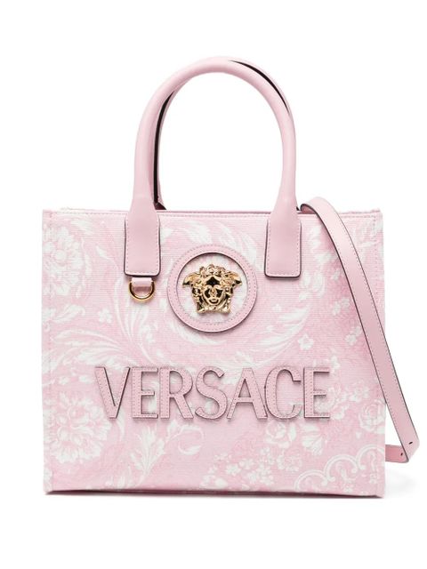 Versace small La Medusa printed tote bag - Pink - zdjęcie produktu nr 1