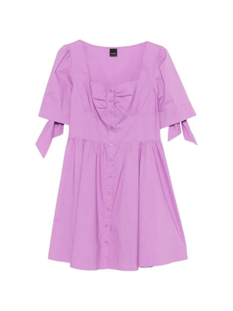PINKO tie-sleeve button dress - Purple - zdjęcie produktu nr 1