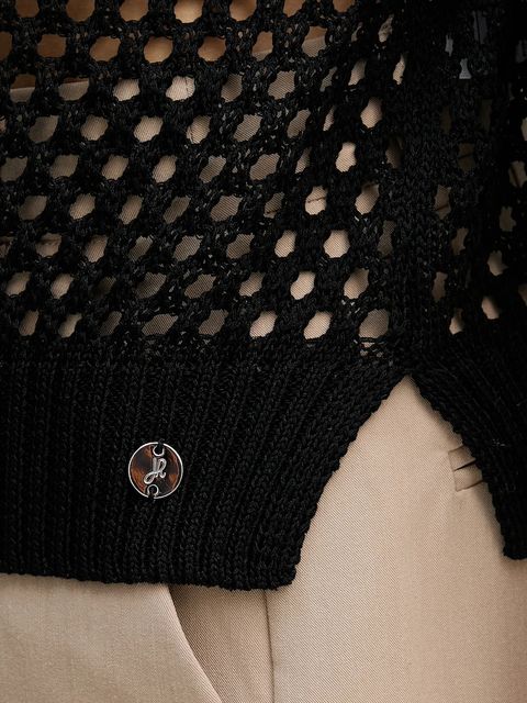 Joseph Ribkoff sweter damski kolor czarny lekki 261634