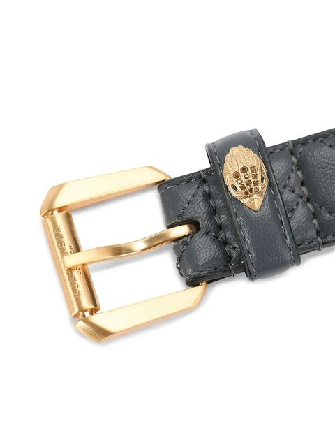 Kurt Geiger London pasek skórzany Kensington damski kolor czarny 5256121109