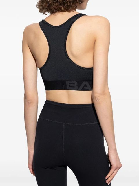 Balenciaga x Under Armour printed sports bra - Black
