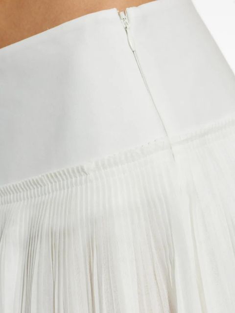 Róhe pleated maxi skirt - White