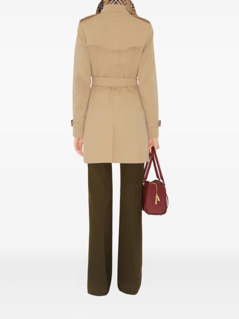 Burberry belted double-breasted trench coat - Neutrals