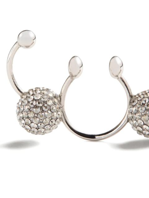 Valentino Garavani Poetique des Gouttes nose ring - Silver