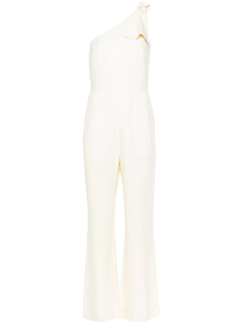 Chloé one-shoulder linen jumpsuit - Yellow - zdjęcie produktu nr 1