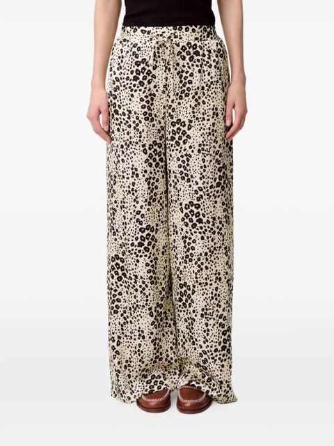 Claudie Pierlot printed drawstring trousers - Neutrals