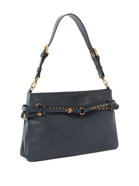 PINKO studded leather shoulder bag - Grey - zdjęcie produktu nr 2