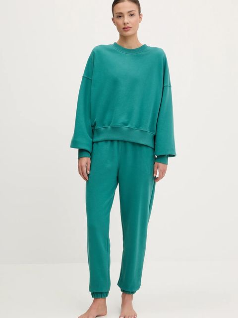 JOYINME spodnie dresowe Kind kolor zielony gładkie Kind - zdjęcie produktu nr 2