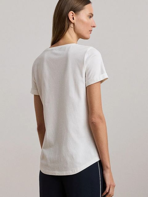 Lauren Ralph Lauren t-shirt bawełniany - zdjęcie produktu nr 2