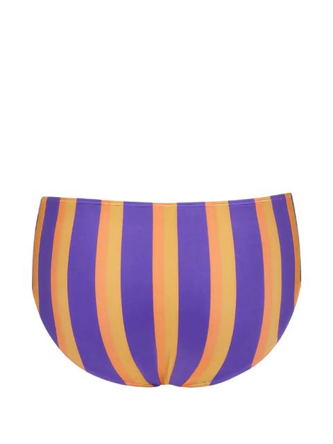Saint Laurent striped culottes - Purple - zdjęcie produktu nr 2