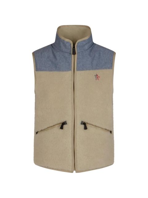 Moncler Grenoble Teddy & Chambray gilet - Neutrals - zdjęcie produktu nr 1