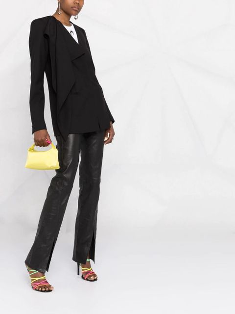 Off-White draped single-breasted jacket - Black