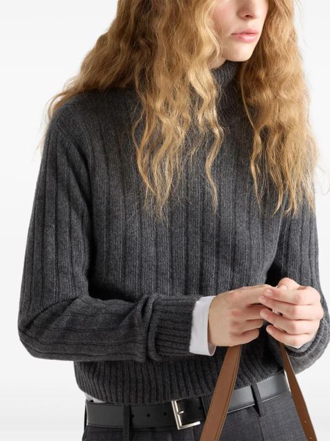 Prada cashmere turtleneck sweater - Grey