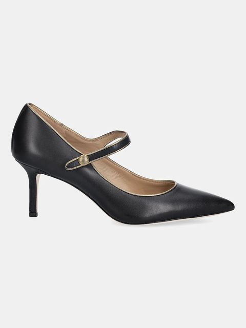 Lauren Ralph Lauren szpilki skórzane Lanette Mj2 kolor czarny 802980112001 - zdjęcie produktu nr 2