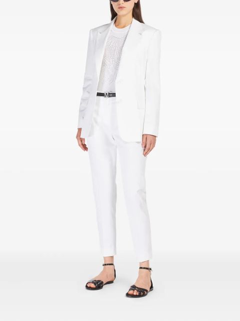 Max Mara crew-neck sleeveless top - White - zdjęcie produktu nr 2