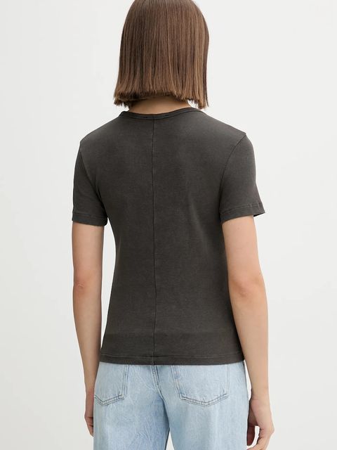 Desigual t-shirt PRAGA damski kolor szary 25WWTK46