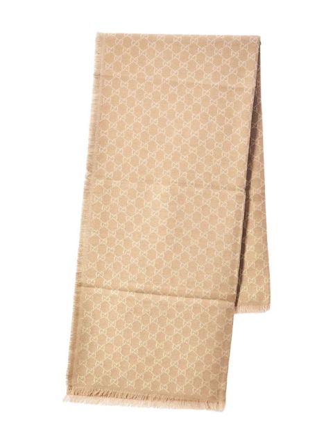 Gucci fringed-detail shawl - Neutrals - zdjęcie produktu nr 1