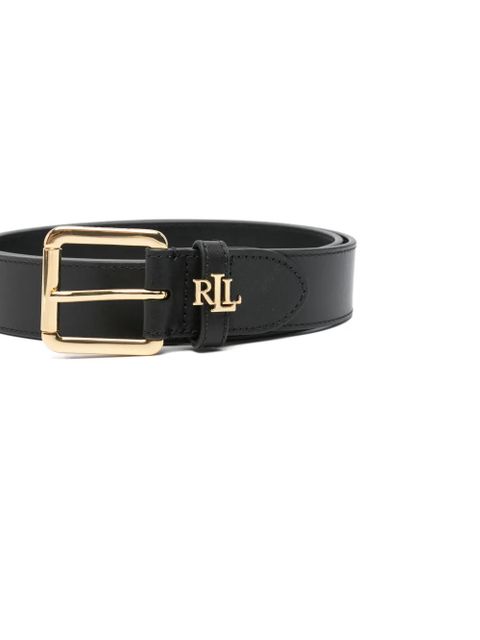Lauren Ralph Lauren logo-detail belt - Black