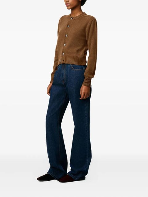 AMI Paris Ami de Coeur wool cardigan - Brown