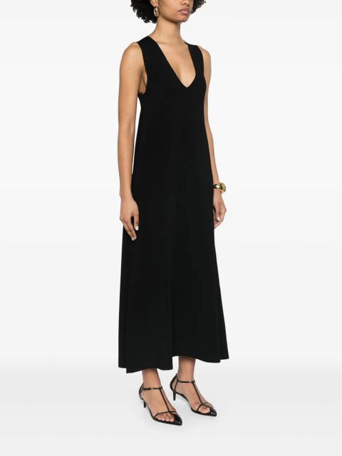 KHAITE Keran midi dress - Black