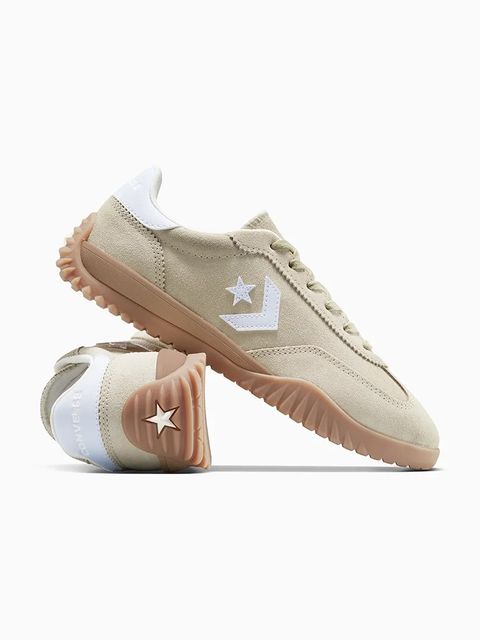 Converse sneakersy zamszowe Run Star Trainer kolor beżowy A15087C