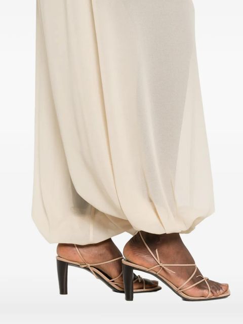 The Frankie Shop Mio sheer balloon pants - Neutrals
