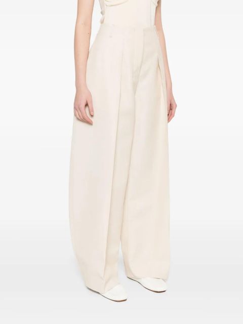 Jacquemus Le Pantalon Ovalo trousers - Neutrals