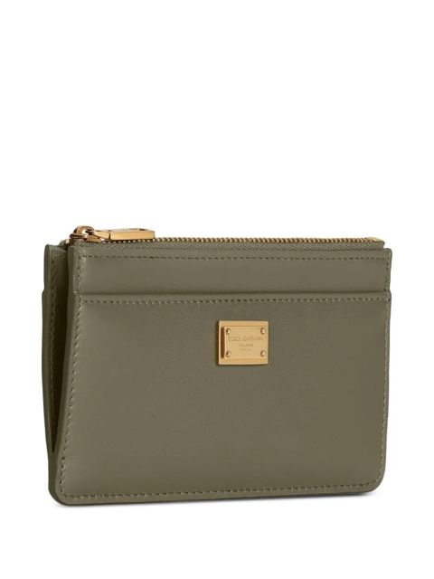Dolce & Gabbana logo-plaque wallet - Green - zdjęcie produktu nr 2