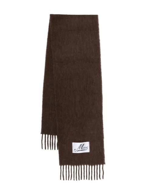 Marni fringed scarf - Brown - zdjęcie produktu nr 1